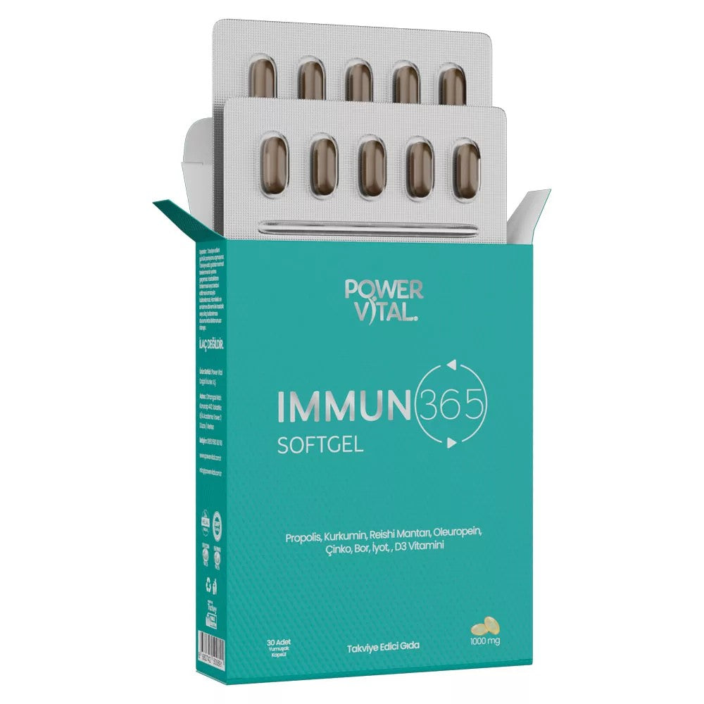 Иммун365 Софтгел с (Прополисом и Витамином D3) – 30 капсул
